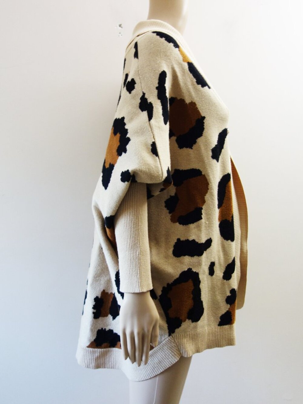Philosophy Republic Clothing Leopard Print Cardigan Sweater Knit (S) EUC - Picture 6 of 11